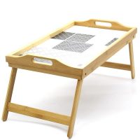 Поднос-столик 50*30*23см бамбук №1
