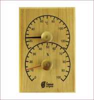 Термометр с гигрометром Банная станция 18*12*2,5см