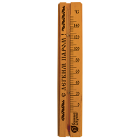 Термометр "С лёгким паром" 22*4*1 для бани и сауны
