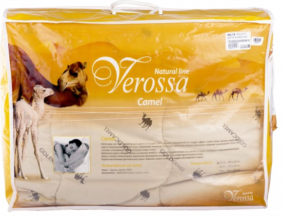 Одеяло "Verossa", верблюжья шерсть 200*220см