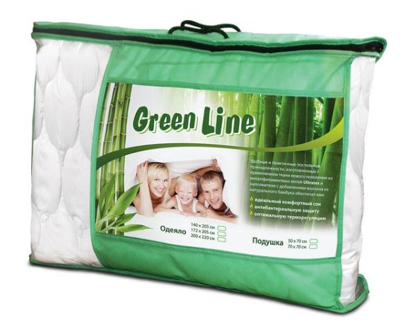 Одеяло "Green Line", бамбук 140*205см