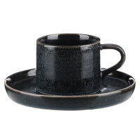 Блэк Джинс Набор чайный 2пр, чашка 220мл, блюдце 16см, керамика