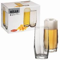 Набор стаканов для пива  "ХИСАР" 6 шт. 330 мл